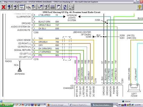 2004 mustang stereo wiring diagram